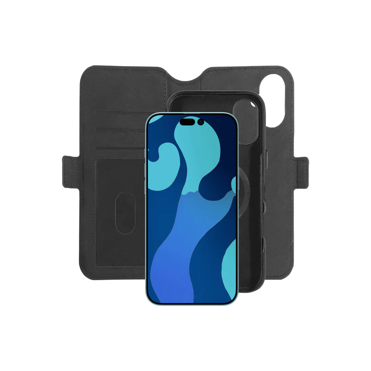 3SixT Neo Wallet Case for iPhone 16 Plus 6.7 - Black - Image 5