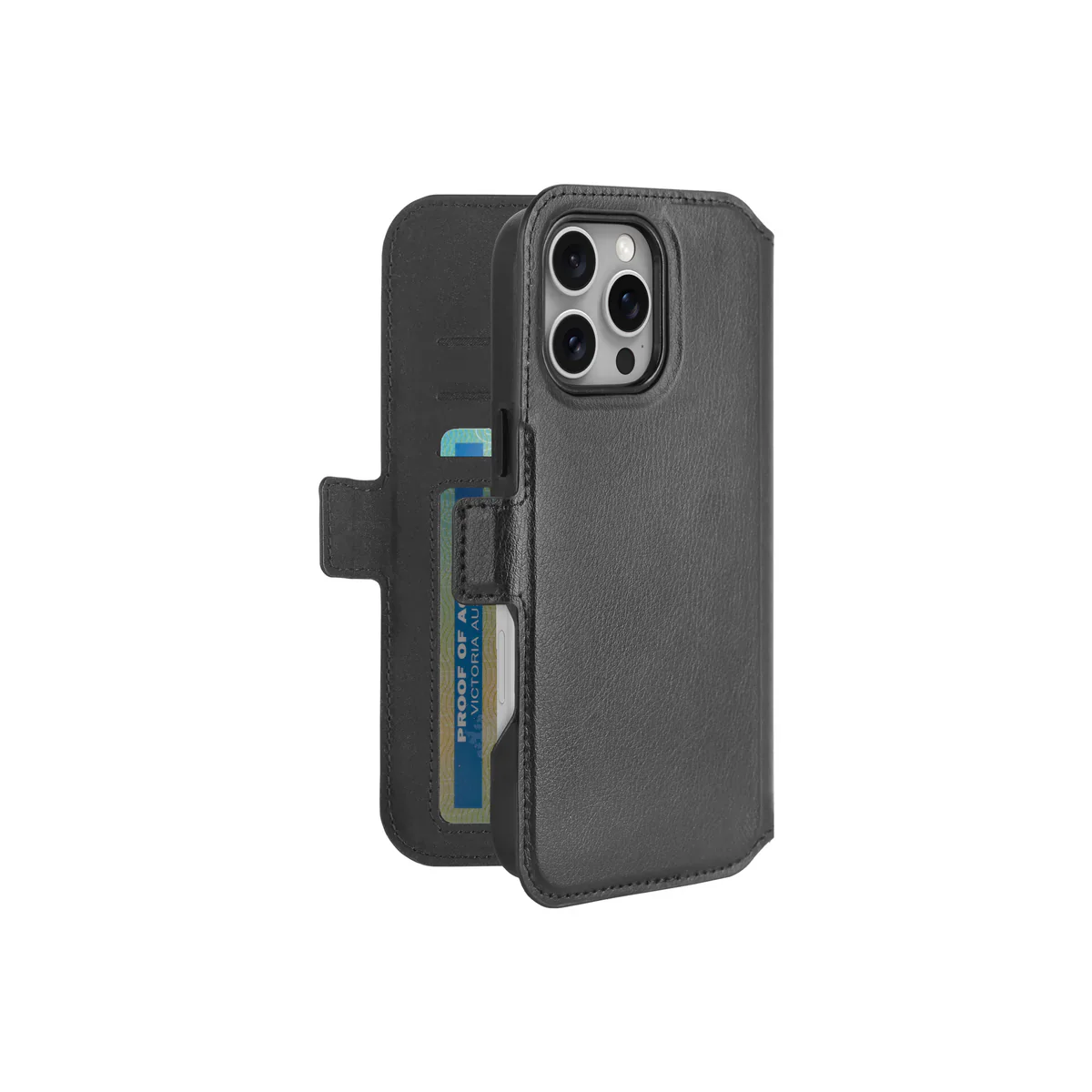 3SixT Neo Wallet Case for iPhone 16 Pro Max 6.9 - Black - Image 9