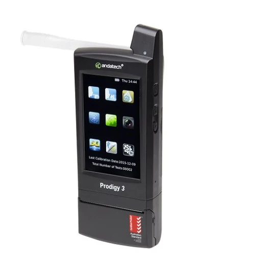 Andatech Prodigy 3 Workplace Breathalyser - Black - Image 4