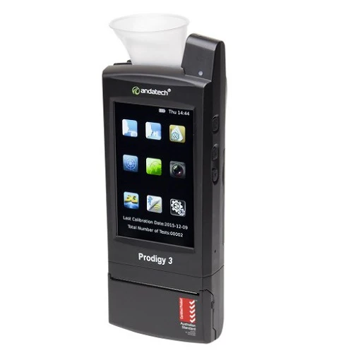 Andatech Prodigy 3 Workplace Breathalyser - Black - Image 5