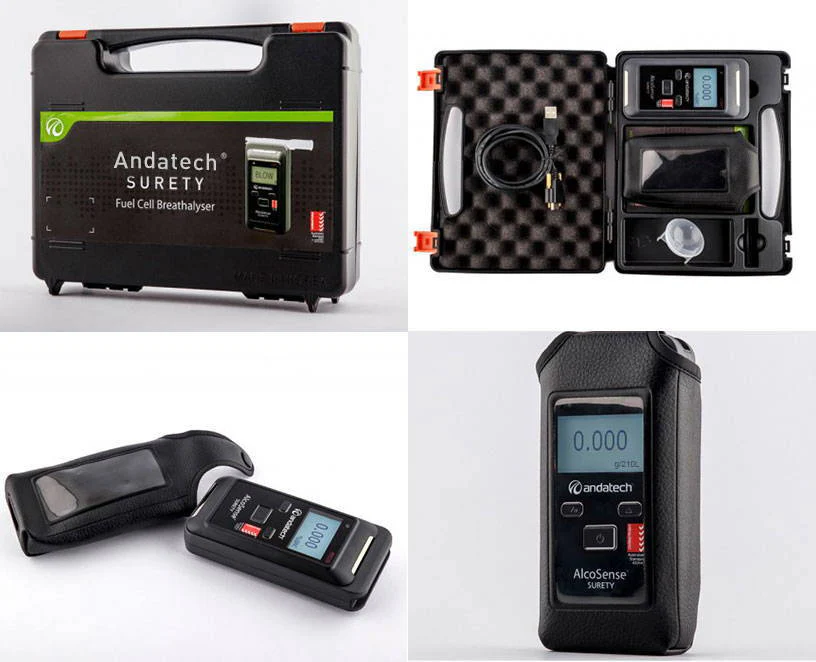 Andatech Surety Workplace Breathalyser AS3547 2019 Certified - Black - Image 2