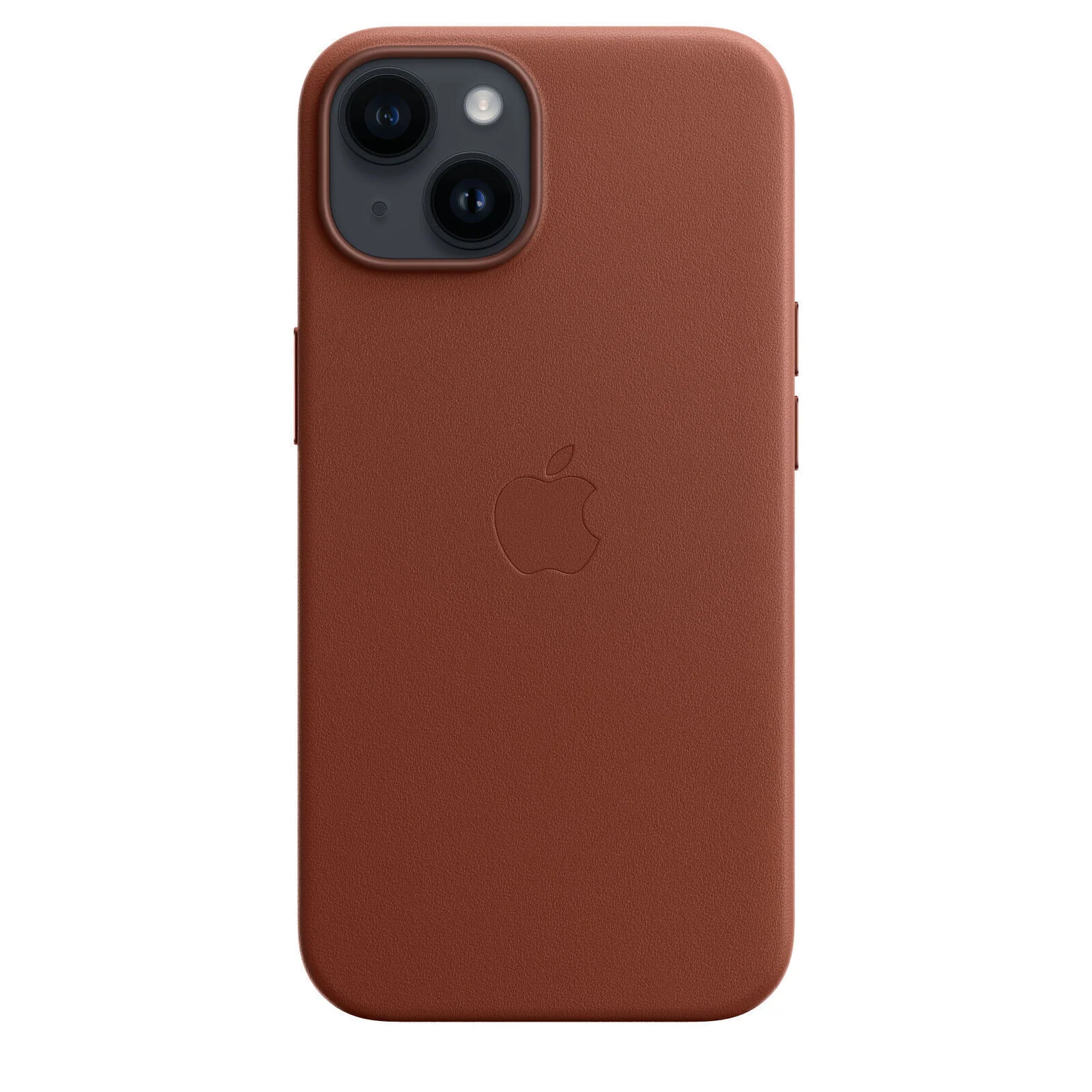 Apple Official Leather Case with MagSafe for iPhone 14 Standard - Umber - Image 3