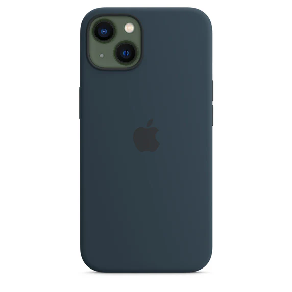 Apple Official Silicone Case with MagSafe for iPhone 13 Mini - Abyss Blue - Image 4