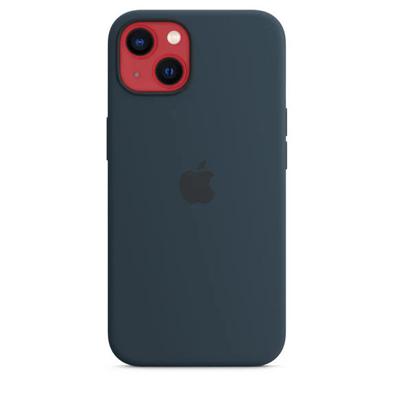 Apple Official Silicone Case with MagSafe for iPhone 13 Mini - Abyss Blue - Image 6