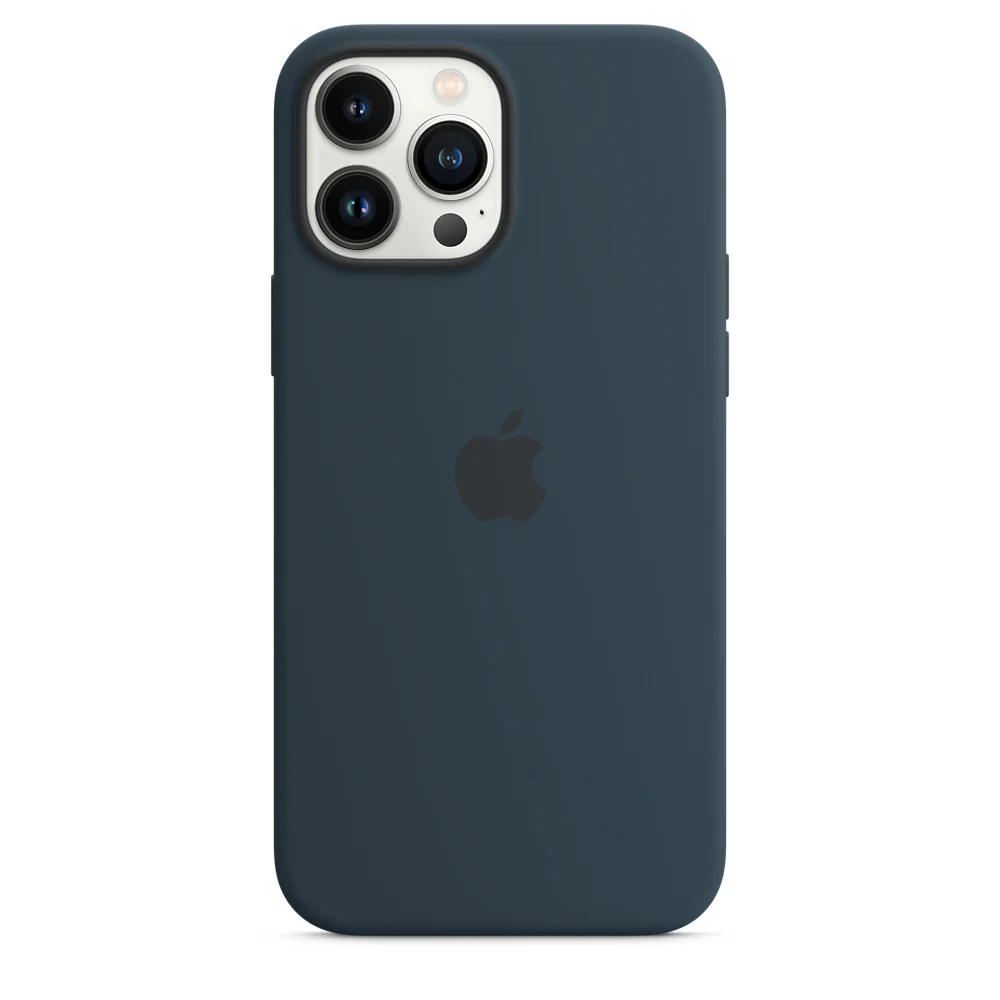 Apple Official Silicone Case with MagSafe for iPhone 13 Pro - Abyss Blue - Image 2