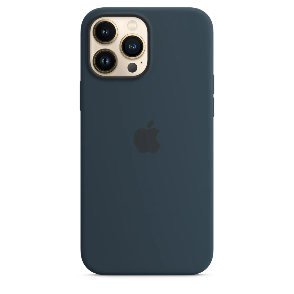 Apple Official Silicone Case with MagSafe for iPhone 13 Pro - Abyss Blue - Image 3