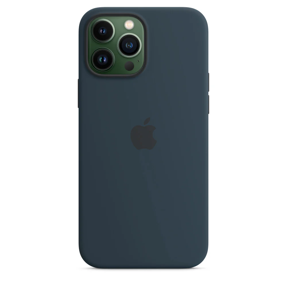 Apple Official Silicone Case with MagSafe for iPhone 13 Pro Max - Abyss Blue - Image 2