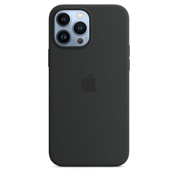 Apple Official Silicone Case with MagSafe for iPhone 13 Pro Max - Midnight - Image 4