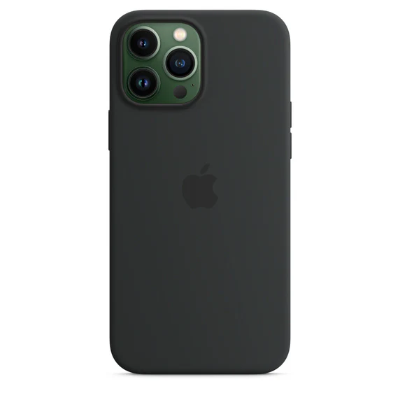 Apple Official Silicone Case with MagSafe for iPhone 13 Pro Max - Midnight - Image 5