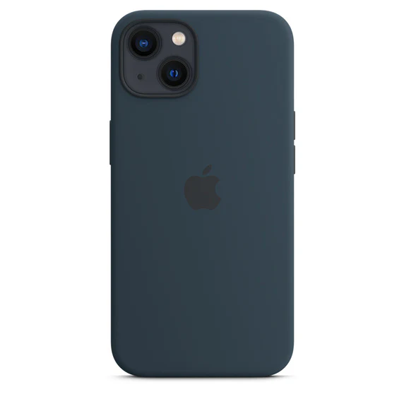 Apple Official Silicone Case with MagSafe for iPhone 13 Standard - Abyss Blue - Image 7