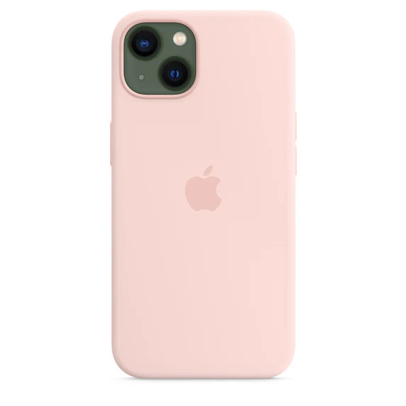 Apple Official Silicone Case with MagSafe for iPhone 13 Standard - Chalk Pink - Image 8