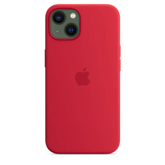 Apple Official Silicone Case with MagSafe for iPhone 13 Standard - Red - Image 4