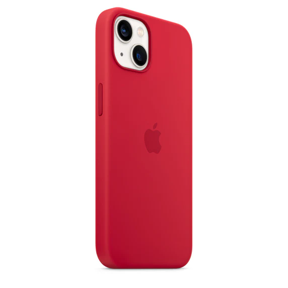 Apple Official Silicone Case with MagSafe for iPhone 13 Standard - Red - Image 7