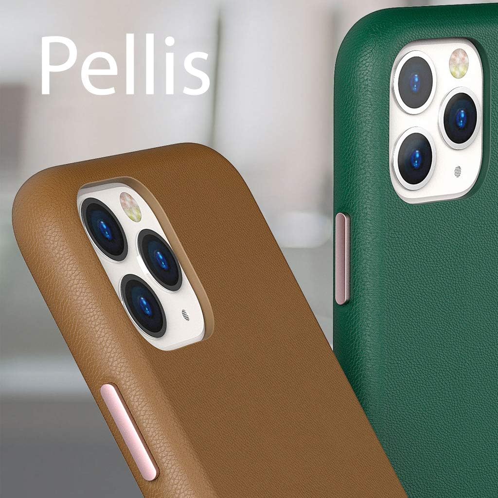 Araree Pellis Leather Case iPhone 11 Forest Green - BONUS Screen Protector! - Image 4