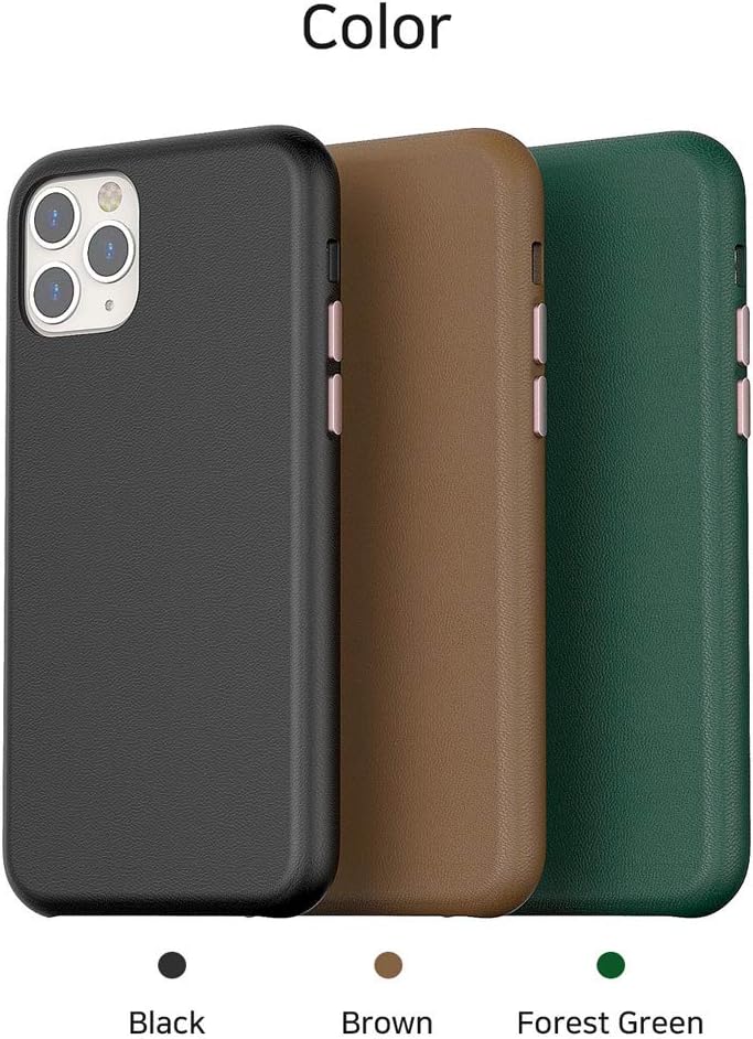 Araree Pellis Leather Case iPhone 11 Forest Green - BONUS Screen Protector! - Image 6