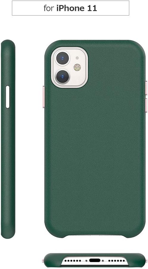 Araree Pellis Leather Case iPhone 11 Forest Green - BONUS Screen Protector! - Image 11