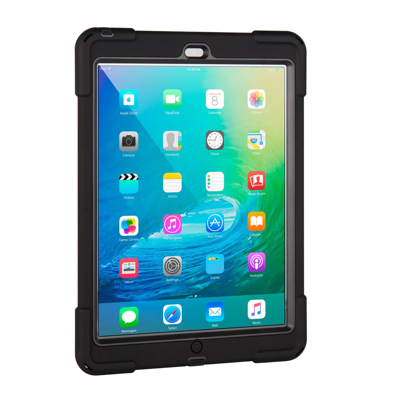 aXtion Bold MP Tough Case iPad Air 1 built in Handstrap & Kickstand - Black - Image 3
