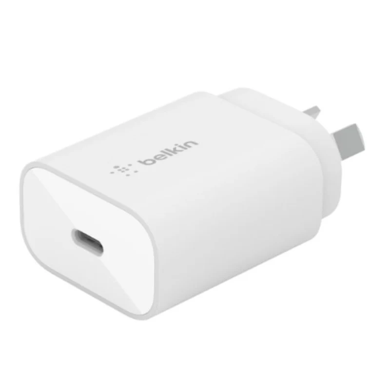 Belkin 25W USB-C PD 3.0 PPS Wall Charger - White - Image 2