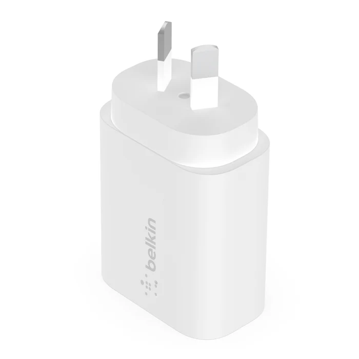 Belkin 25W USB-C Wall Charger w/ PPS USB-C-USB-C Cable - White - Image 2
