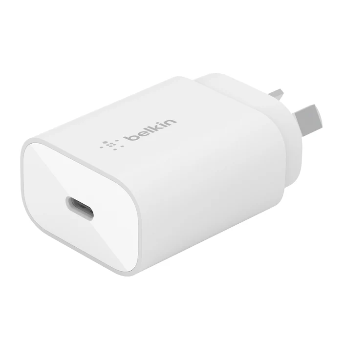 Belkin 25W USB-C Wall Charger w/ PPS USB-C-USB-C Cable - White - Image 3