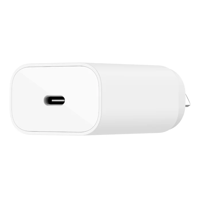 Belkin 25W USB-C Wall Charger w/ PPS USB-C-USB-C Cable - White - Image 4