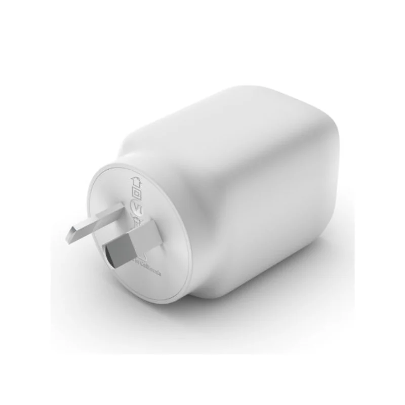 Belkin 65W Dual USB-C GaN Charger 45W x1 20W x1 - White - Image 2