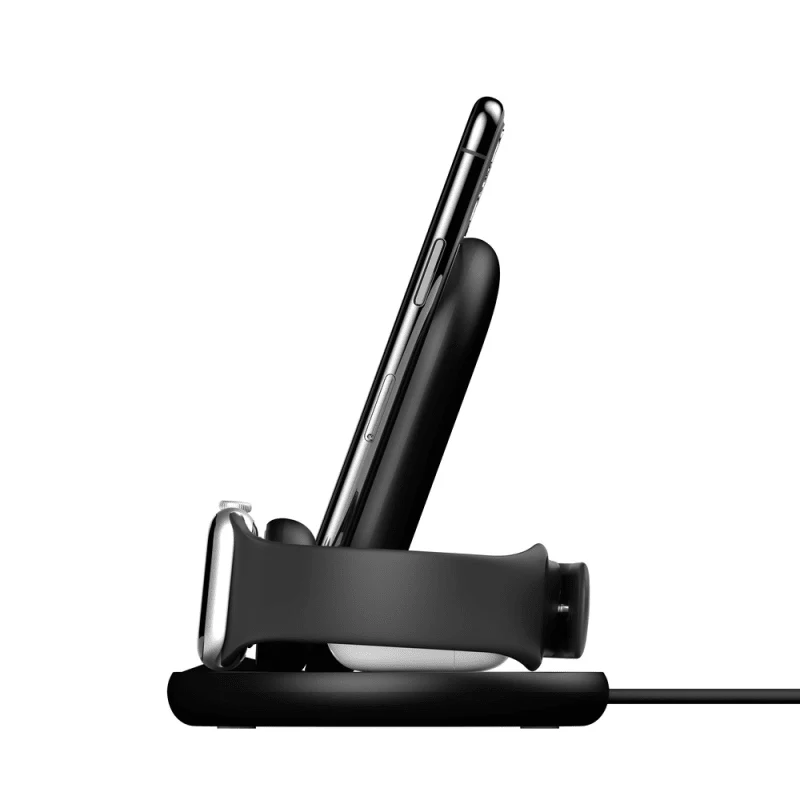 Belkin Boost Charge 3 in 1  Wireless Charging Dock for iPhone + Apple Watch + Airpods - Black - Image 4