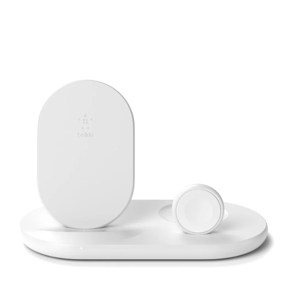 Belkin Boost Charge 3 in 1  Wireless Charging Dock for iPhone + Apple Watch + Airpods - White - Image 4