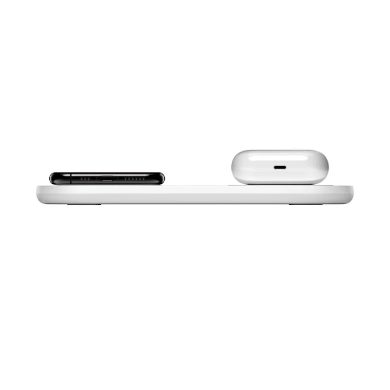 Belkin BoostCharge 15W Dual Wireless Charging Pads - White - Image 3