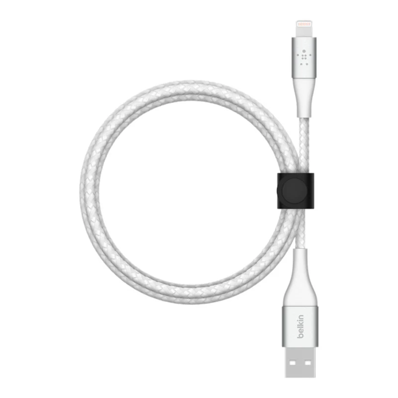 Belkin BoostCharge Braided Lightning to USB-A Cable 2m / 6.6ft - White - Image 6