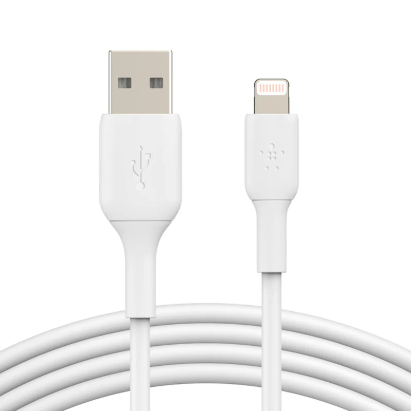 Belkin BoostCharge Lightning to USB-A Cable 1m / 6in - White - Image 3