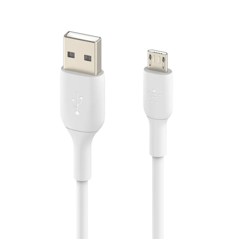 Belkin BoostCharge USB-A to Micro-USB Cable 1m / 3.3ft - White - Image 2