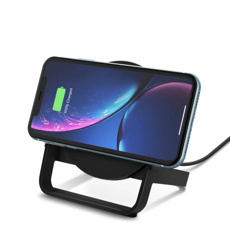 Belkin BoostCharge Wireless Charging Stand 10W (AC Adapter Not Included) - Black - Image 4