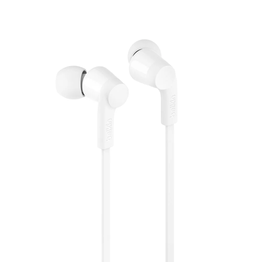 Belkin Soundform Wired Earbuds USB-C Connector - White - Image 4