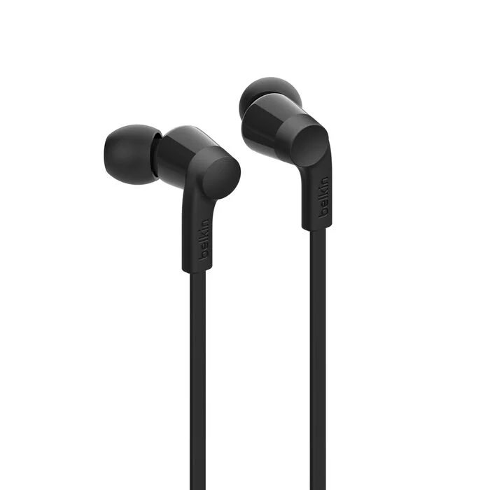 Belkin Soundform Wired Earbuds with USB-C Connector - Black - Image 4