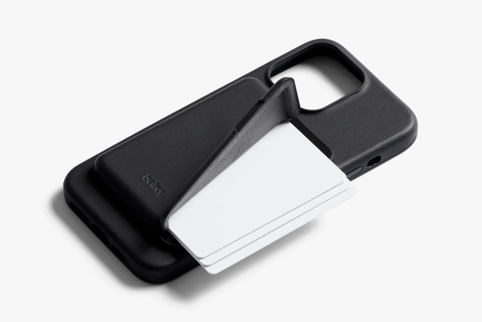Bellroy Leather Mod Case & Wallet iPhone 15 Pro Max - Black - Image 3