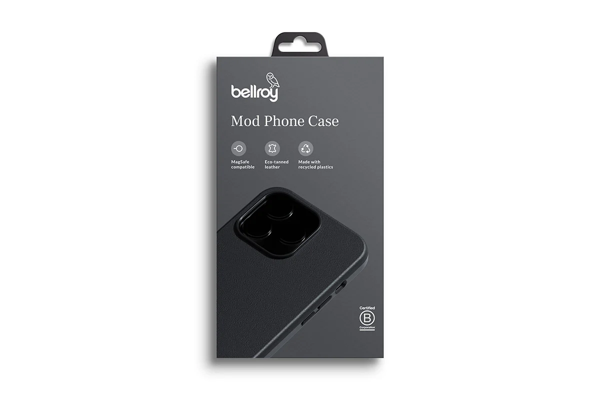 Bellroy Slim Mod Leather & MagSafe Case iPhone 14 Plus - Black - Image 5