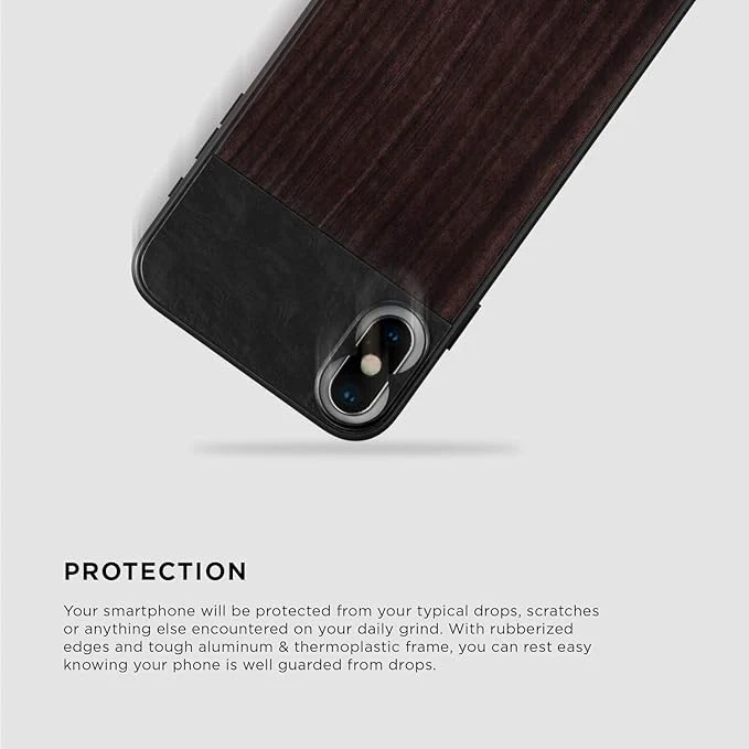 Black Eye Case and Lens Attachment for iPhone XR - Sandalwood - Image 3