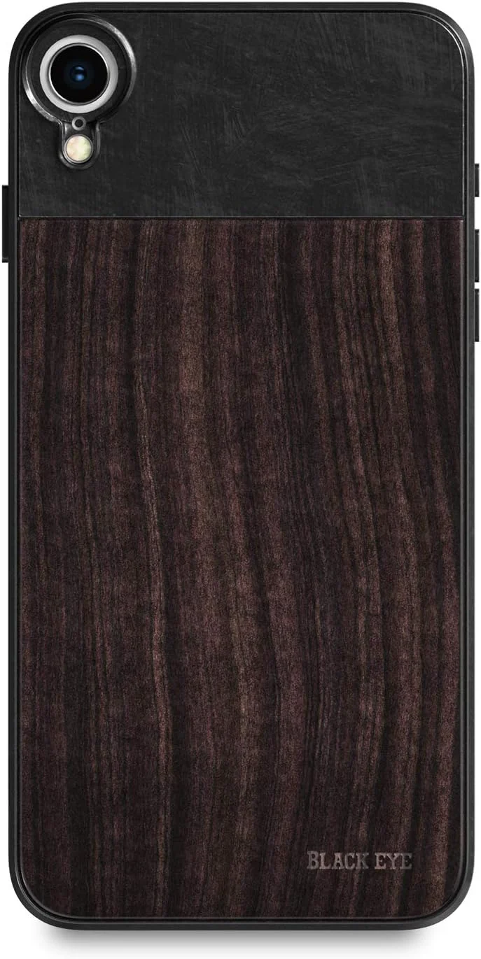 Black Eye Case and Lens Attachment for iPhone XR - Sandalwood - Image 4