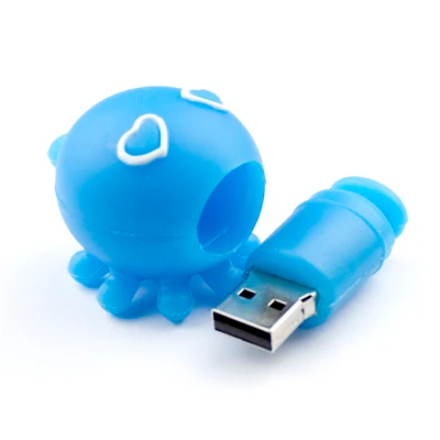 Blue Octopus Flash Thumb Drive USB 2 4GB - Image 3