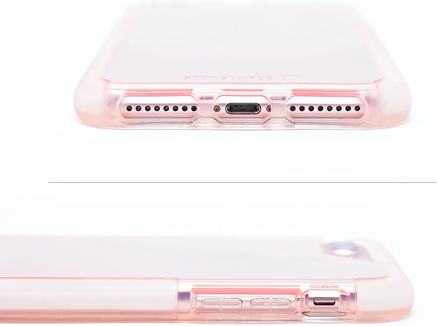 BodyGuardz Ace Pro Case with Unequal Technology for iPhone 8 Plus / 7 Plus / 6s Plus - Pink - Image 3