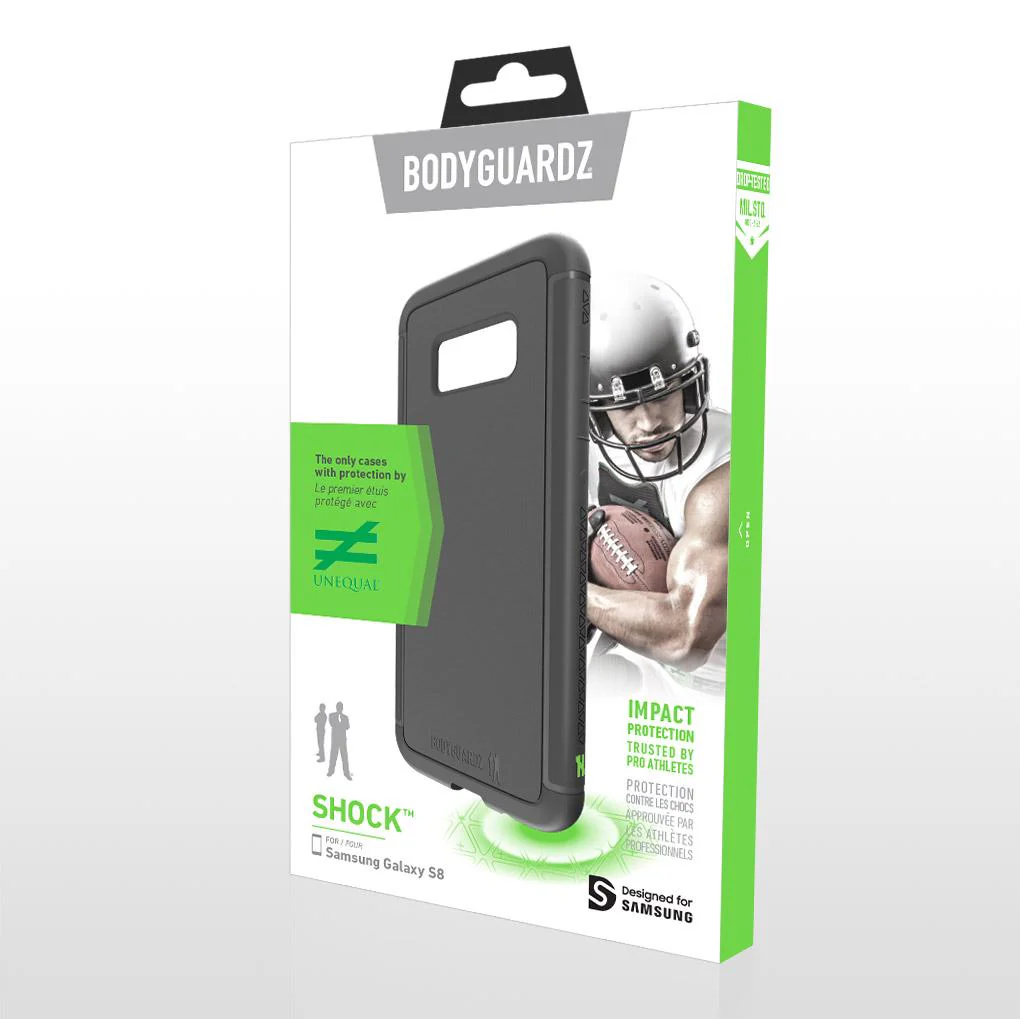 BodyGuardz Shock Case with Unequal Technology for Samsung Galaxy S8 - Image 4