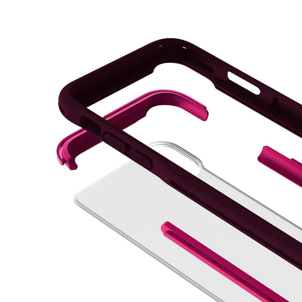 BodyGuardz Trainr Rugged Case For iPhone XS / X - Berry Purple (BONUS SCreen Protector!!) - Image 4