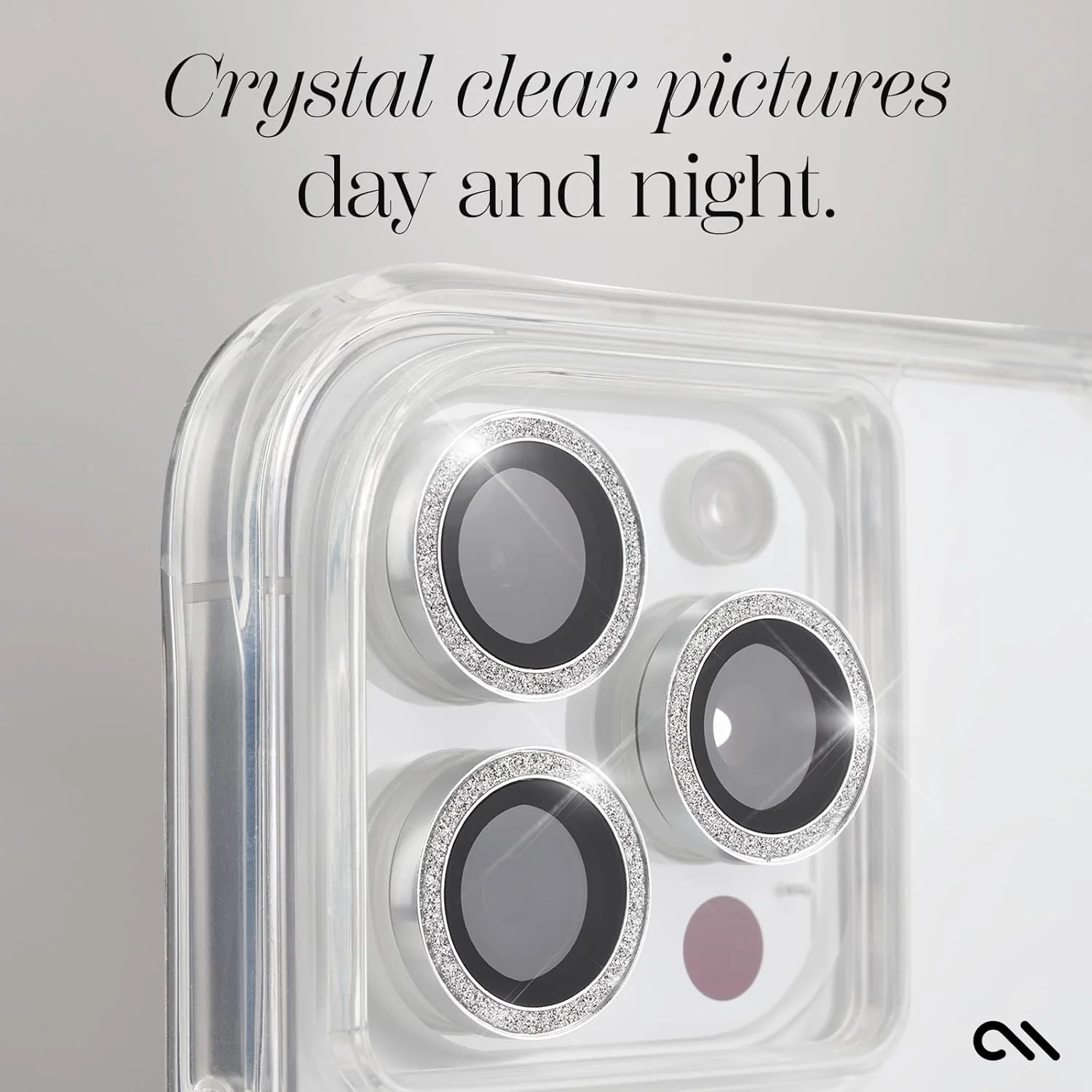 Case-Mate Aluminum Ring Camera Lens Protector iPhone 15 Pro & 15 Pro Max - Twinkle - Image 3