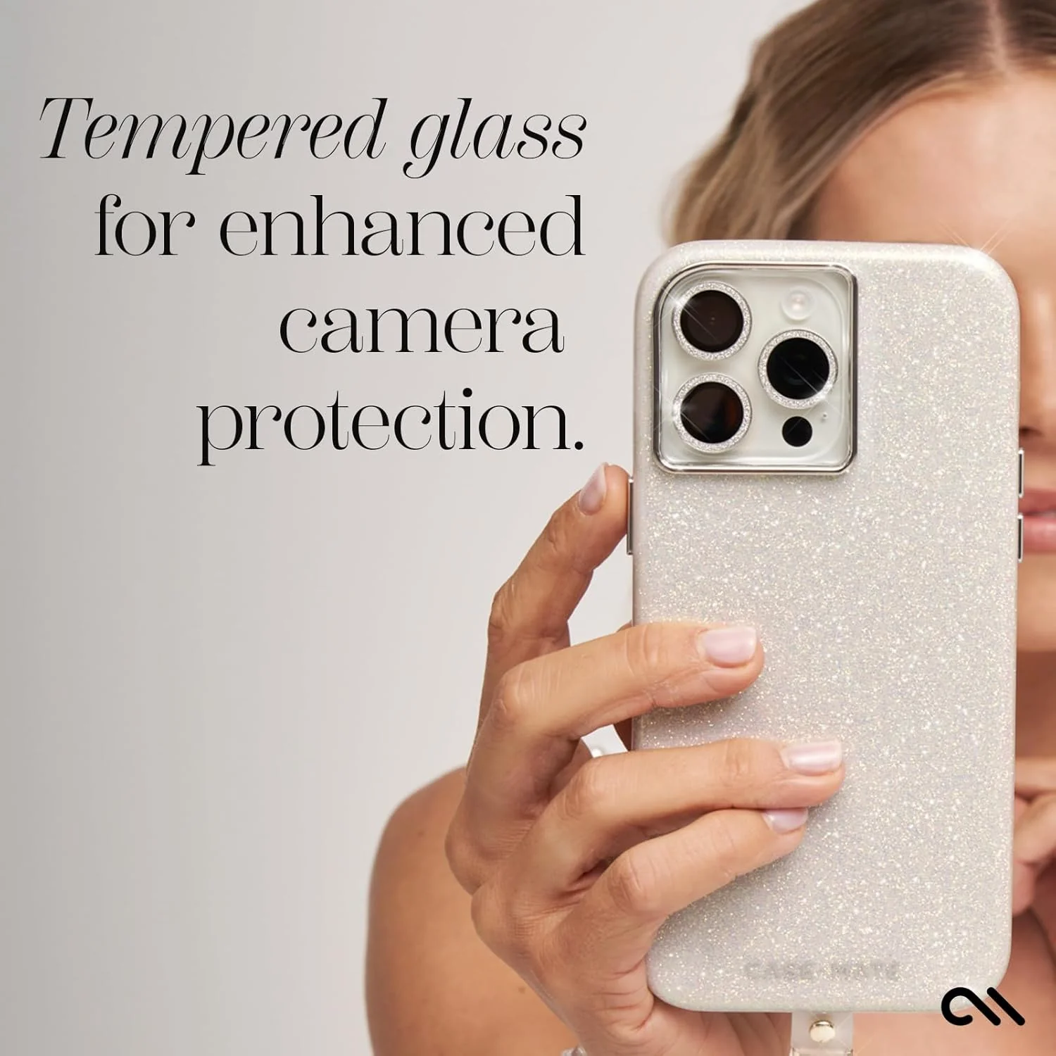Case-Mate Aluminum Ring Camera Lens Protector iPhone 15 Pro & 15 Pro Max - Twinkle - Image 4
