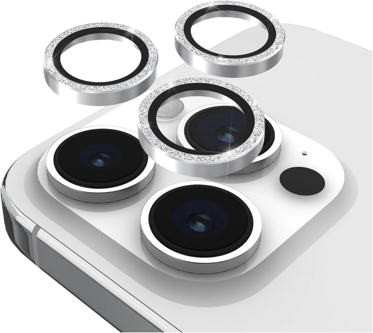 Case-Mate Aluminum Ring Camera Lens Protector iPhone 15 Pro & 15 Pro Max - Twinkle - Image 8