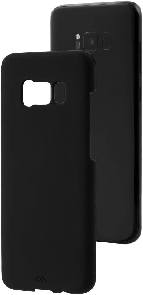 Case-Mate Barely There for Samsung Galaxy S8+ - Black BONUS Scren Protector - Image 2