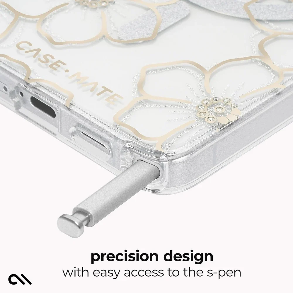 Case-Mate Floral Gem Magnet Case Samsung S26 Ultra - Clear - Image 3
