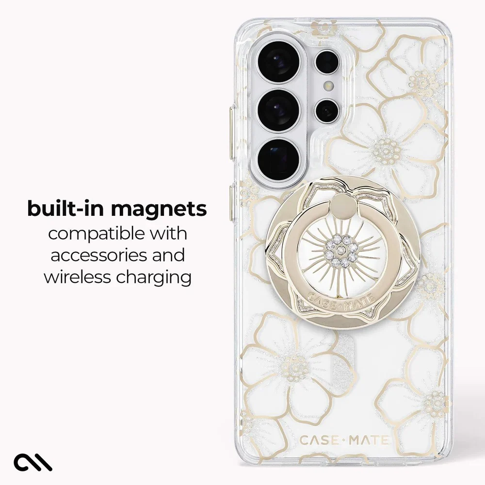 Case-Mate Floral Gem Magnet Case Samsung S26 Ultra - Clear - Image 7