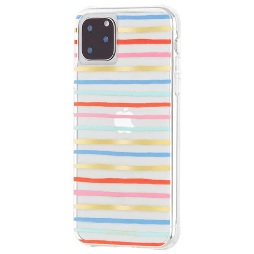 Case-Mate Rifle Paper Co Case iPhone 11 Pro / X / XS 5.8 inch - Happy Stripe (BONUS Screen Protector!!) - Image 4